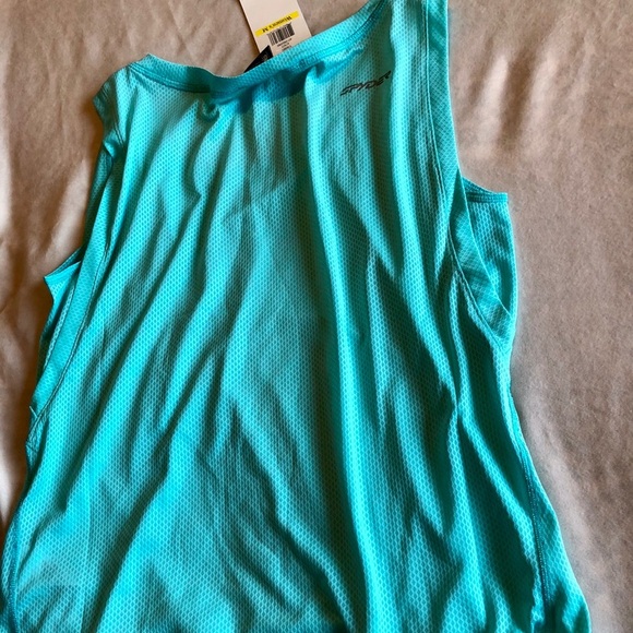 Spyder Women's Vista Tech Aqua Green T-Shirt - Picture 4 of 4